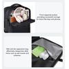 Vacuum Backpack with Pump Anti Theft Lock Expandable Travel Compression Backpack Laptop Backpack Dry and Wet Separation for Women Men Splashproof