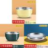 Modern Minimalist Stainless Steel Food Plate With Insulated Design For Daily Home Use