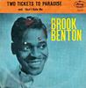 7inch Record BROOK BENTON  Two Tickets To Paradise  Dont Hat 72177 Mercury 1963 US Pop Used