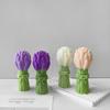 3D Tulip Bouquet Silicone Mold DIY Flowers Aroma Candles Plaster Ornament Molds Handmade Gift Soap Candle Making Supplies