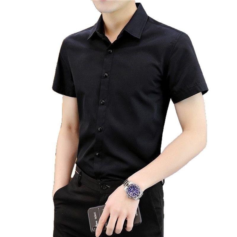 Summer Short Sleeve Men's Shirt Versatile Casual Business Short Sleeve Top