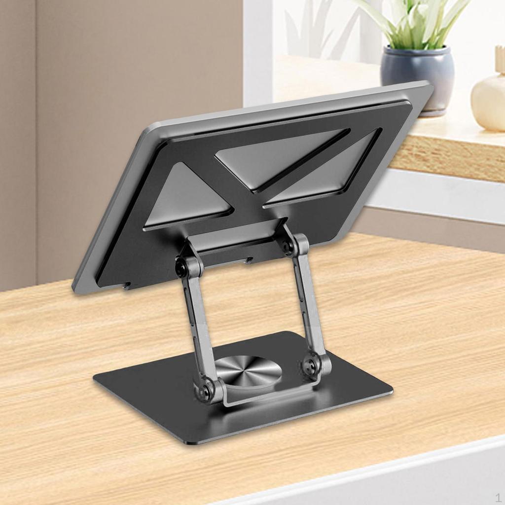 Adjustable Tablet Stand for Desk Multi Angle Fits 4-12.9" Stable Practical Home Office Holder