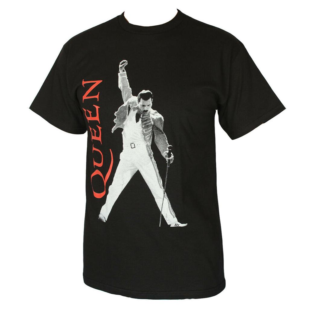 QUEEN Freddie Mercury Band T-shirt (Men's size L equivalent) unclear black type Vintage Second Hand main image 1