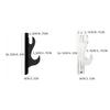 Fashionable Swords Hanger Bracket Rack with Mounting Hardware Supports Various Swords 2 Pack Supplies for Home Use