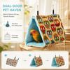 Cozy Plush Fabric Plush Bird Hut Soft Hammock Material Bird Cage Hut Tent  For Budgies