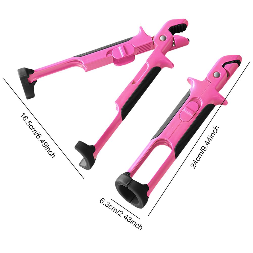 2-in-1 Silikon Schüsselhalter Clip Rutschfest Langer Griff Schüsselgreifer Hitzebeständiges Geschirr Tellerheber Werkzeug für Zuhause Küche