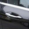 For Mercedes Benz E Class W213 2016-2022 ABS Matt blackBright/carbon Fiber Car Door Bowl Cover Trim Sticker Car Accessories