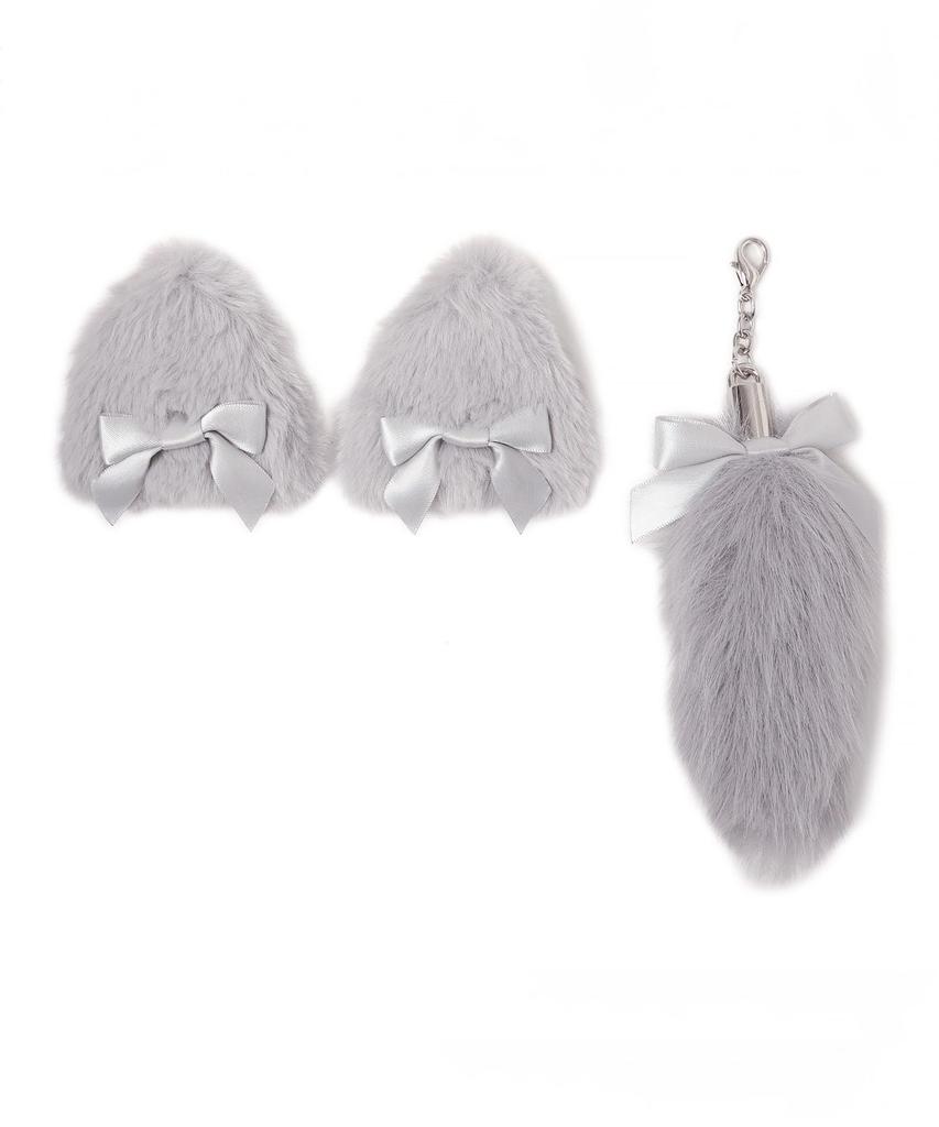 WEGO Cat Ear DIY Custom Favorite Cute Ita Cat Size Black Set, Decorations, Item, Bag, Gift, Women's, F,