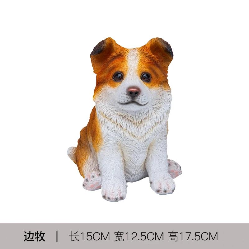 

Cute Dog Home Decoration Kawaii Figurine Home Decor Items For Living Room Bedroom Office Desk Ornament Decorative Dog Statues