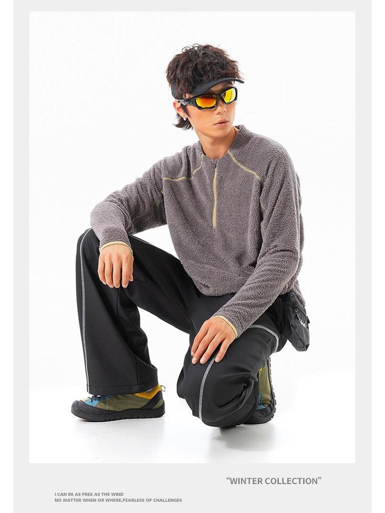 Unisex Lightweight Breathable Fleece Jacket for Fall and Winter