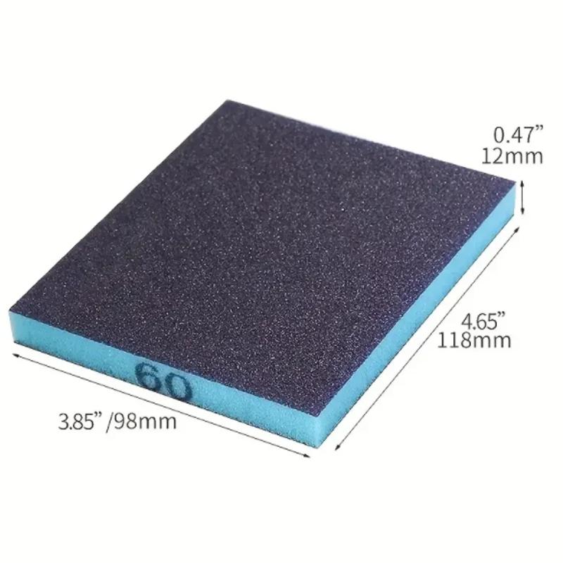 6pcs Sanding Sponge Coarse Medium Fine Grit Sanding Block Sander Sponges Sandpaper For Metal Wood Glass Washable And Reusable