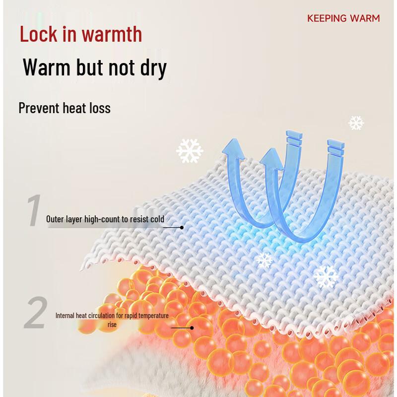 MJ STYLE Damen Fleecegefütterte Gerippte Jogginghose