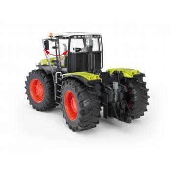 Tracteur claas xerion 5000 - bruder - jouet pour enfant de 3 ans et plus - capot ouvrable - vert