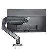 Suporte de Braço para Monitor Ajustável com Elevação Hidráulica Montagem VESA Suporte para Tela de 14-27 Polegadas Rotativo Altura Mesa