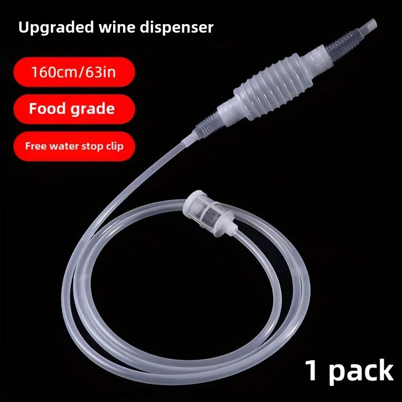 Sauggerät für den Heimgebrauch, Automatisches Getränke-Sauggerät, Automatischer Getränkespender, Praktisch und Bequem, Transparentes Plastik