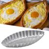 5 Adet Yapışmaz Tart Kalıbı Yeniden Kullanılabilir Alüminyum Alaşımlı Tekne Şekilli Kendin Yap Kek Muffin Kalıbı Mutfak İçin