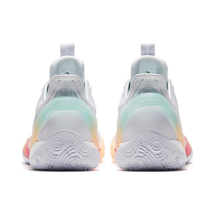 Anta Three Points Rain 1 Basketball Shoes Men Basketball Shoes White Orange 912321102S-2