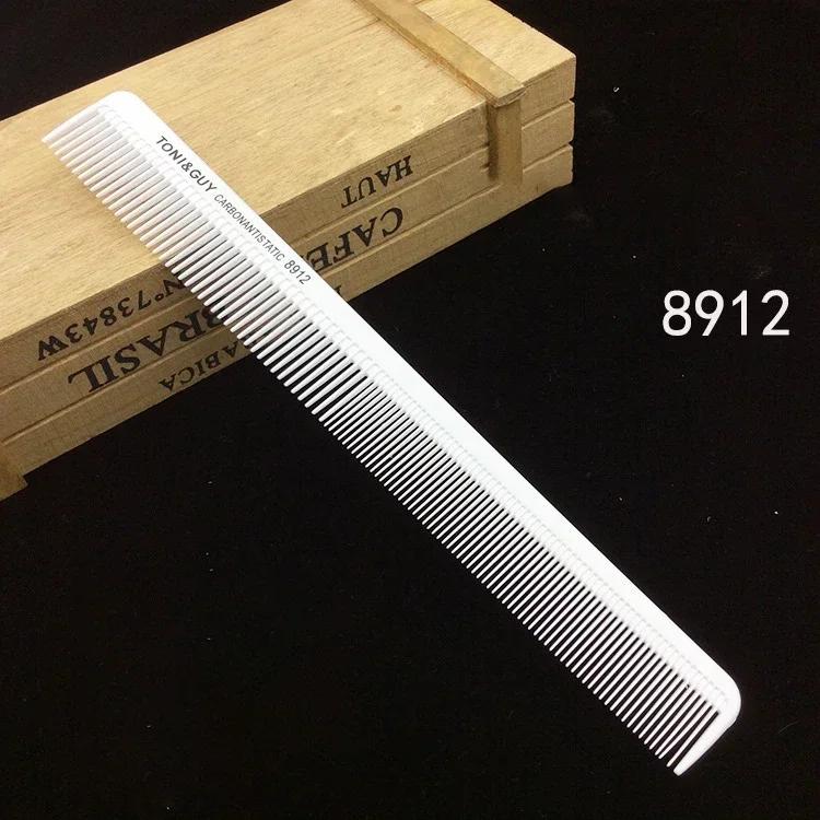 Piepteni de frizerie Plastic alb Piepteni de păr de salon Perie de păr Accesorii de frizerie Accesoriu profesional Instrumente de coafură frizerie