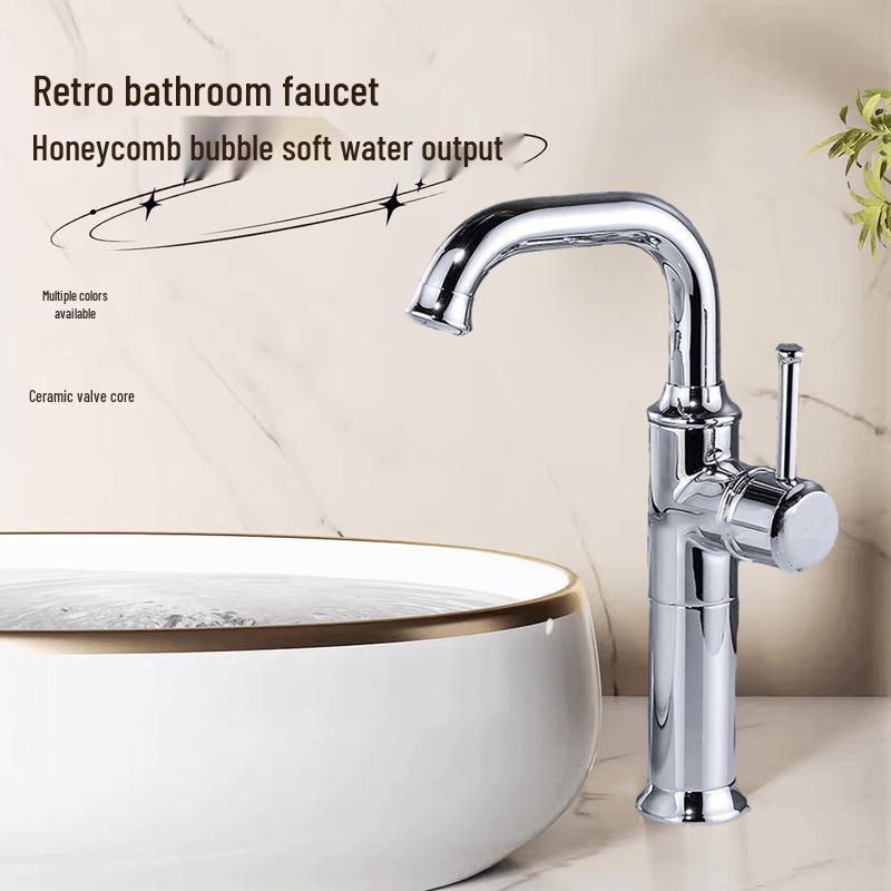TLXT Rotatable Hot & Cold Water Basin Faucet