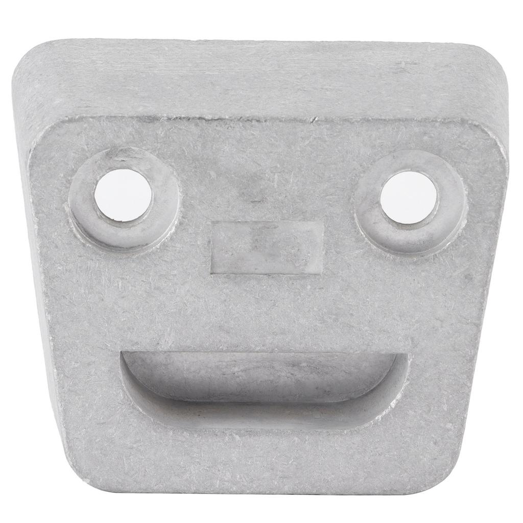 Anode 3586461 Pure Aluminum Alloy Outboard Replacement Accessory 10mm Screw Mounting Hole