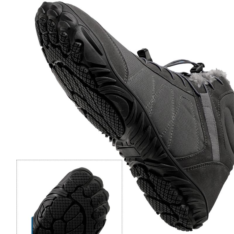 Herren Schnee Barfuß Freizeitschuhe Neue Winterstiefeletten Outdoor Arbeitsschuhe Damen Warme Pelz Männer Knöchelschuhe Männliche Schneestiefel Große Größe