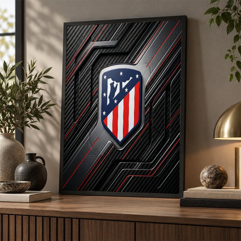 Atletico Madrid Diamond Painting Kit 5D Full Drill DIY Diamond Mosaic Wall Art Home Decor