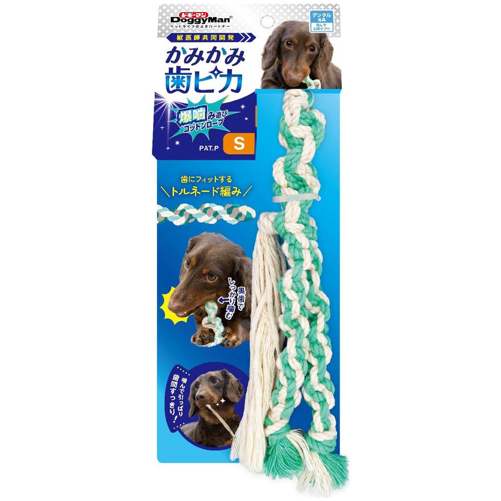 Dogyman Kamikami Habipika Bakugami Asobi Cotton Rope S Dog Toy