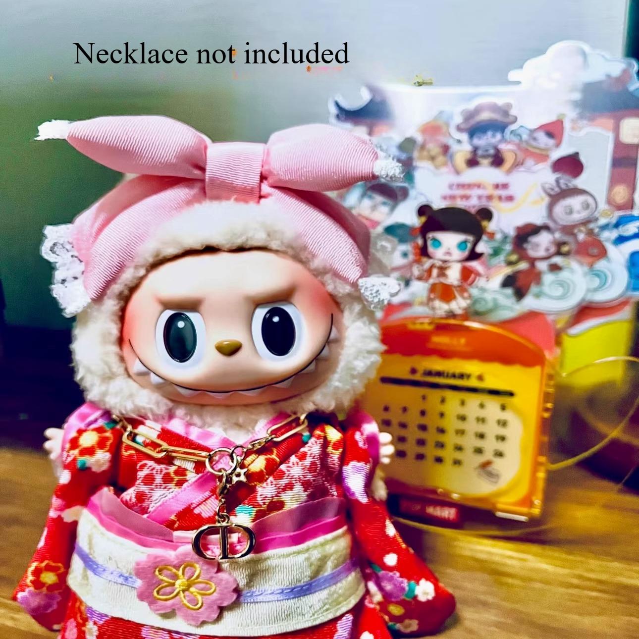 

Labubu Kimono Suit Fashionable and Childlike Doll Clothes Pendant applicable