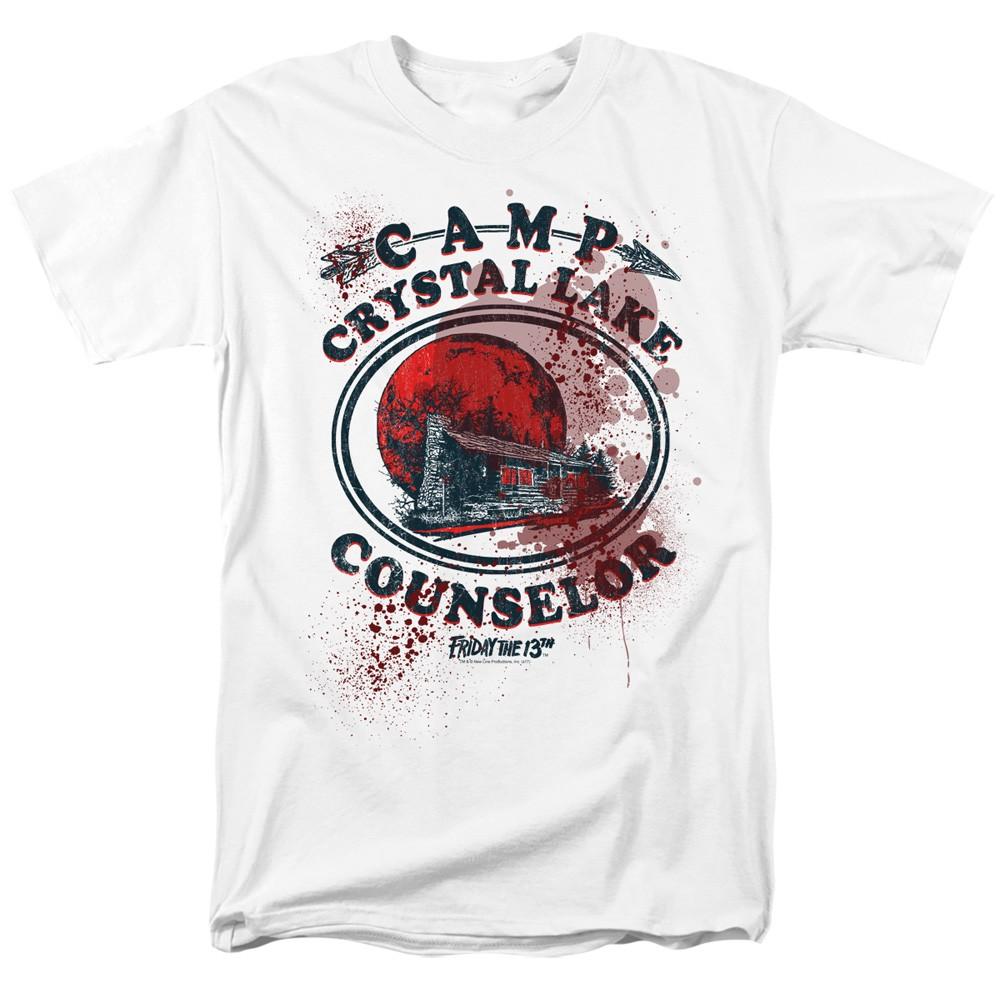 Friday The 13th - Camp Counselor Victim - Adult Unisex T-Shirt - White S