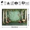 1Pcs Spring Plant Greenery Nature Landscape Decoration Background Spring Backdrop Decorations For Photo Studio Photo Booth Party