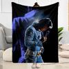 Elvis Presley's Iconic Pose Blanket Soft & Cozy Perfect for Office Chair Seaside Office for All Occasions Digital Print