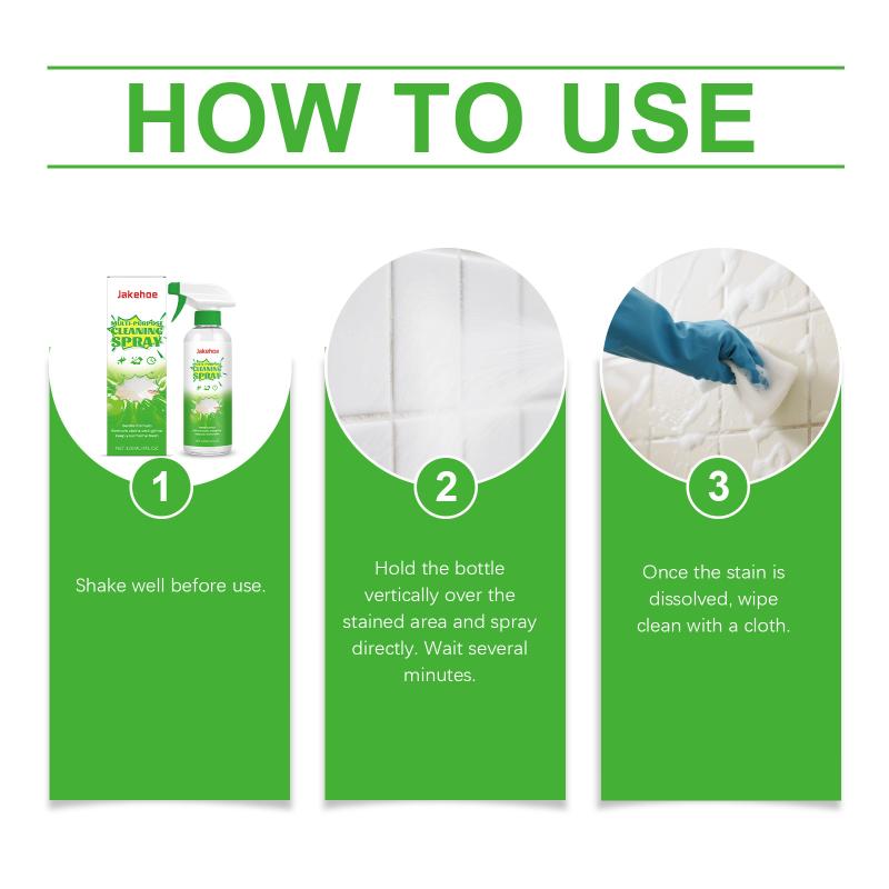Gentle Multi-Purpose Cleaner Spray - All Surface Safe for Kitchen, Bathroom, Glass, Daily Use On Grease, Dirt