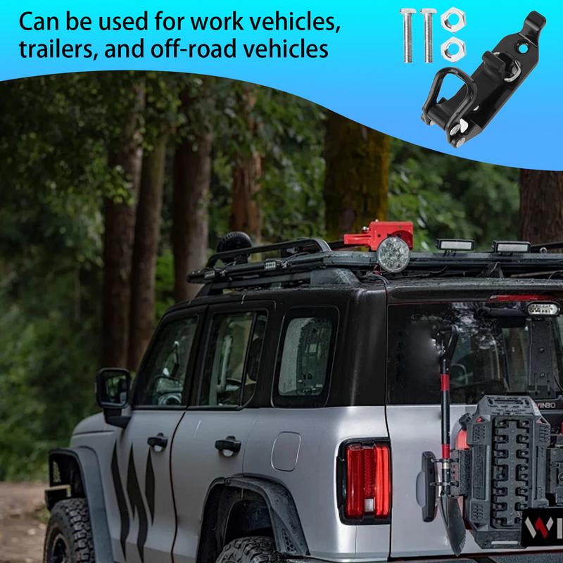 Roof Basket Mounting Brackets Car Roof Rack Clamp 62 Lbs Carrying Capacity Roof Rack Clamps FFor Axe Shovel Boats Zinc Alloy