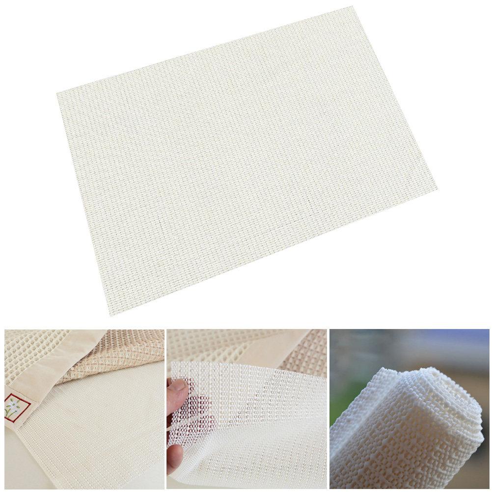Non-Slip Mat Beige Non-Adhesive Shelf Liner for Bathroom Kitchen Office Countertops Drawers Shelves Surface Protection Scratch