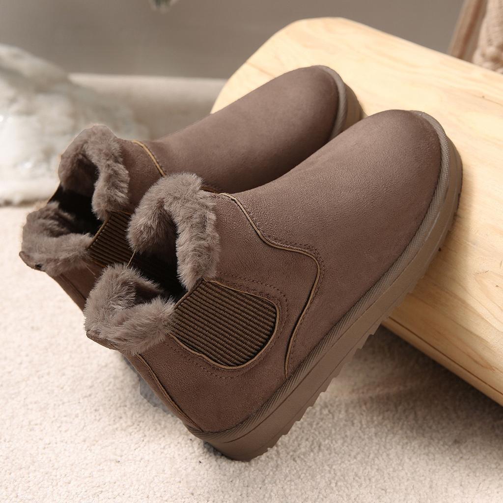 European and American large-size snow boots 22 years old new Chelsea short boots non-slip retro Martin boots tide