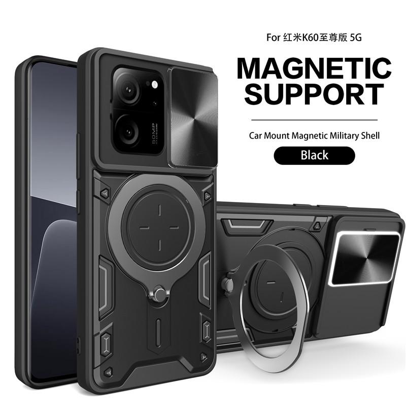 Für Xiaomi Mi 13T Mi 13T Pro Hülle Auto Magnetischer Ringständer Armor Handyhüllen Für Mi13T Mi 13 T Pro Xiaomi13T Rückseite Abdeckung Funda
