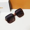 Sluneční brýle Dámské Velký obličej High-End Lehký luxus Brýle Obyčejný obličej Ochrana proti UV záření Sluneční brýle