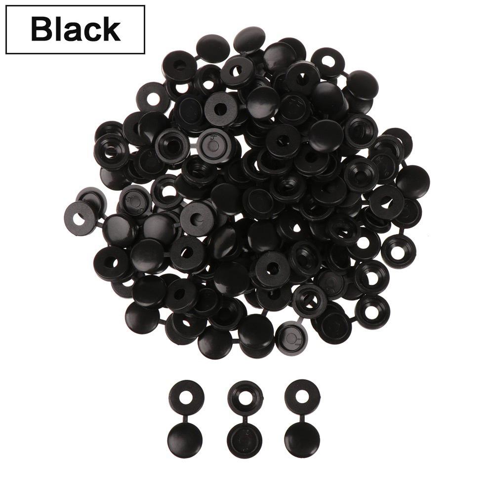 50PCS Practical Hinged Plastic Screw Fold Snap Protective Cap - Button Nuts Cover for Bolts Protect Furniture Exterior DecorGood Product