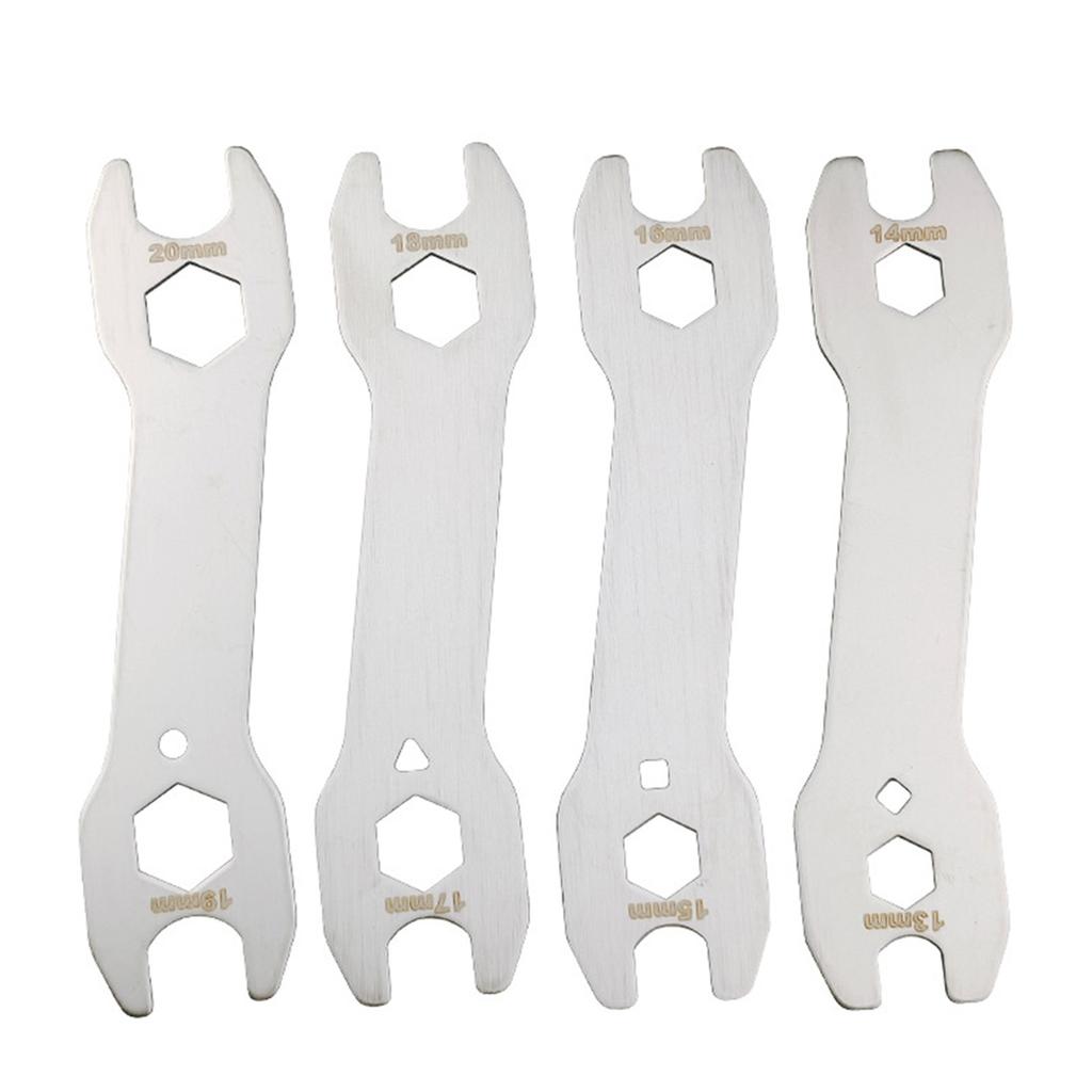 Ergonomic Bicycles Hub Adjustment Tool Stainless Steels Bike Hub Wrench Repair Tool Bicycles Hub Cone Wrench Enduring