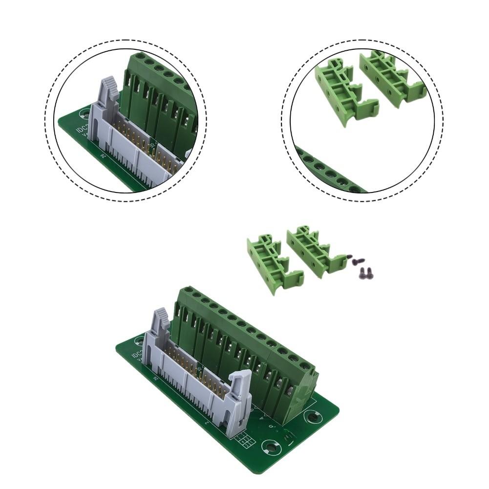 PLC Wiring Adapter IDC 26-pin Connector DIN Rail Mounting Pluggable Connection For DIN Rail Mounting For PLC Systems