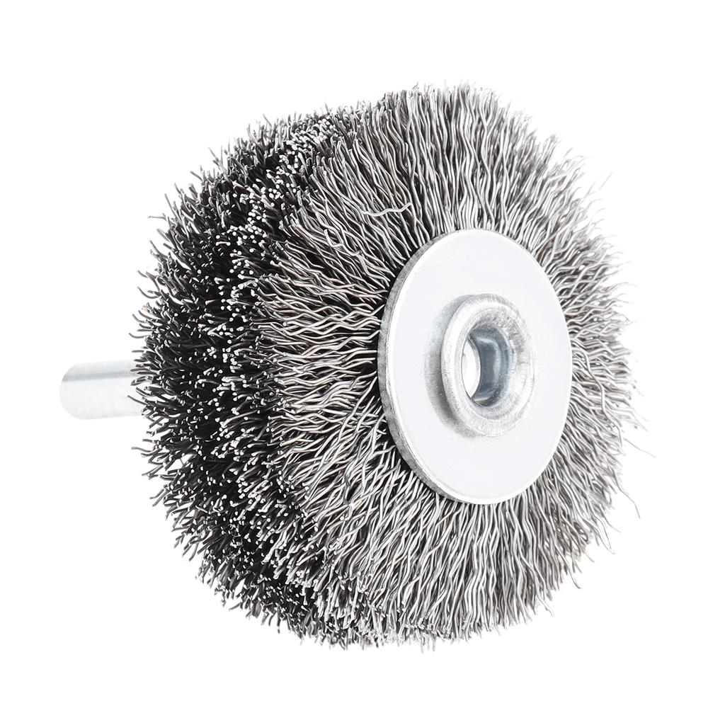 2Inch 3Inch Carbon Steel Wire Wheel Brush with 1/4 Inch Shank for Drill Attachment / Power Operated Grinders / Removal Paint / Rust / Corrosion