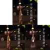 Peachwood Car Mirror Pendant With Lucky Gourd Design For Automotive Decor