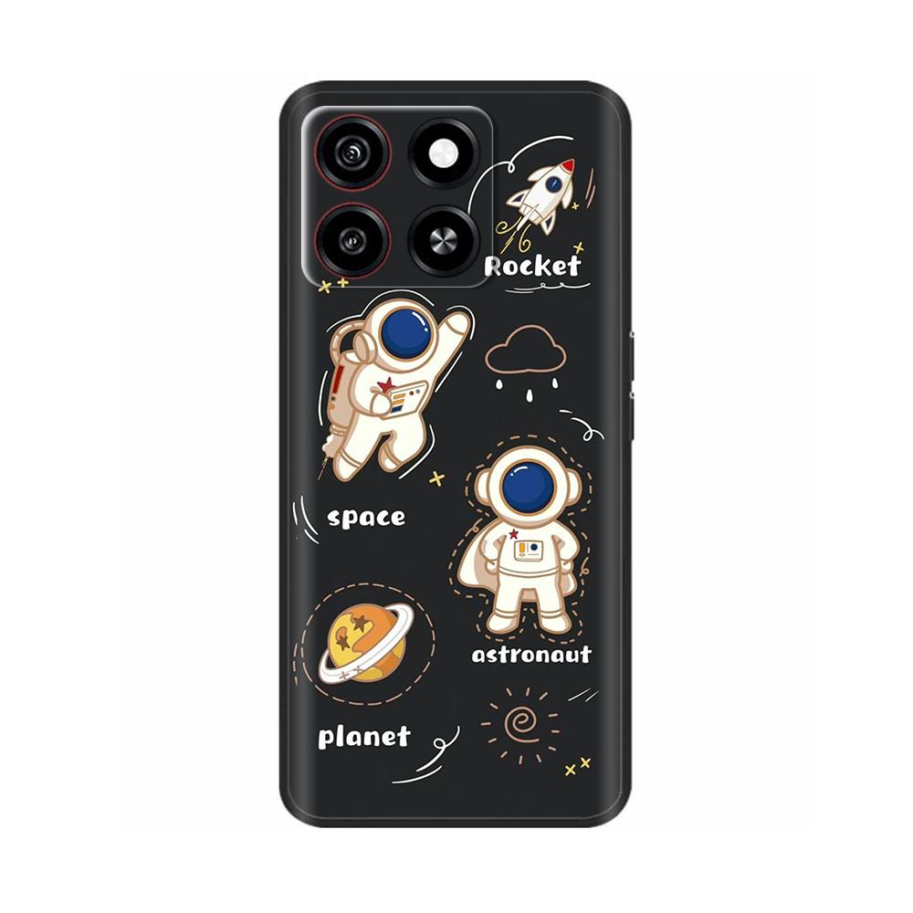For ZTE Blade A35 Case Phone Case Cute Patterns Soft Liquid Silicone Cover For ZTE Blade A55 ZTEA35 ZTEA55 Protector Shell Cases