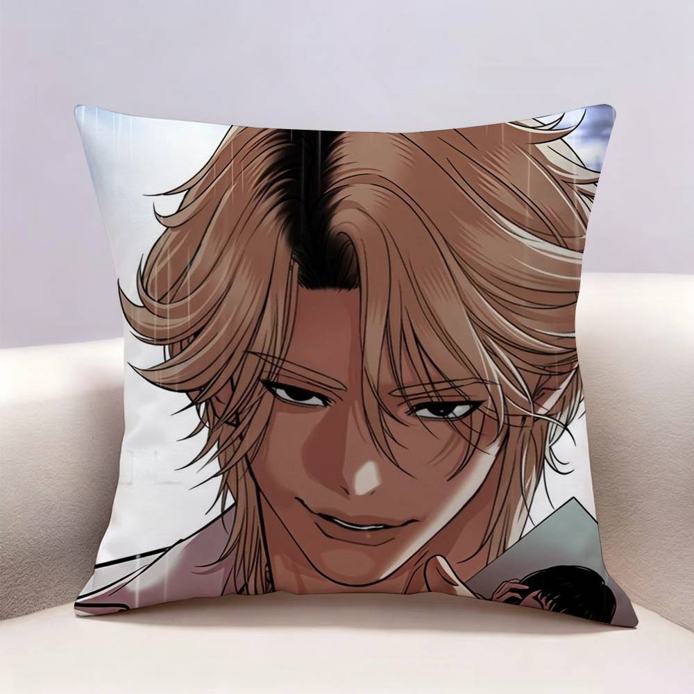 LLookism Manhwa  Doublesided print Pillow Case for Sofa Living Room Home office Decor Protective Cover