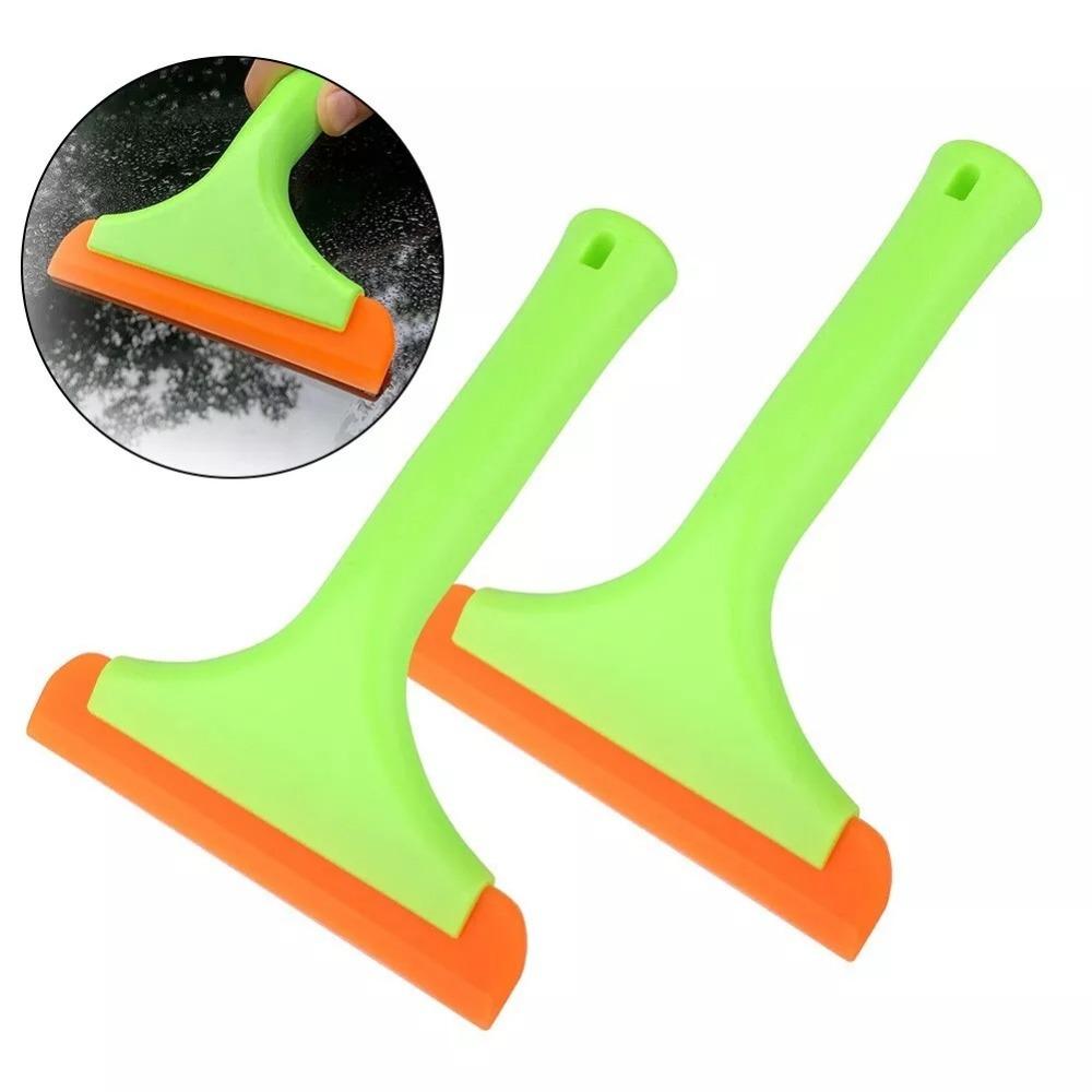 Flexible Silicone Squeegee Mini Water Wiper Shower Household Gadgets Car Glass Wiper Windshield Window Clean Tool with Hanging