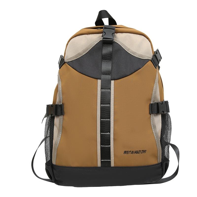 

Рюкзак Дорожня сумка Контрастного кольору Студентський шкільний портфель Спортивна комп ютерна сумка зелений