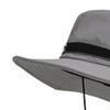 Men s Fisherman Hat   Outdoor Fishing Sunscreen Face Cover UV   Big Brim