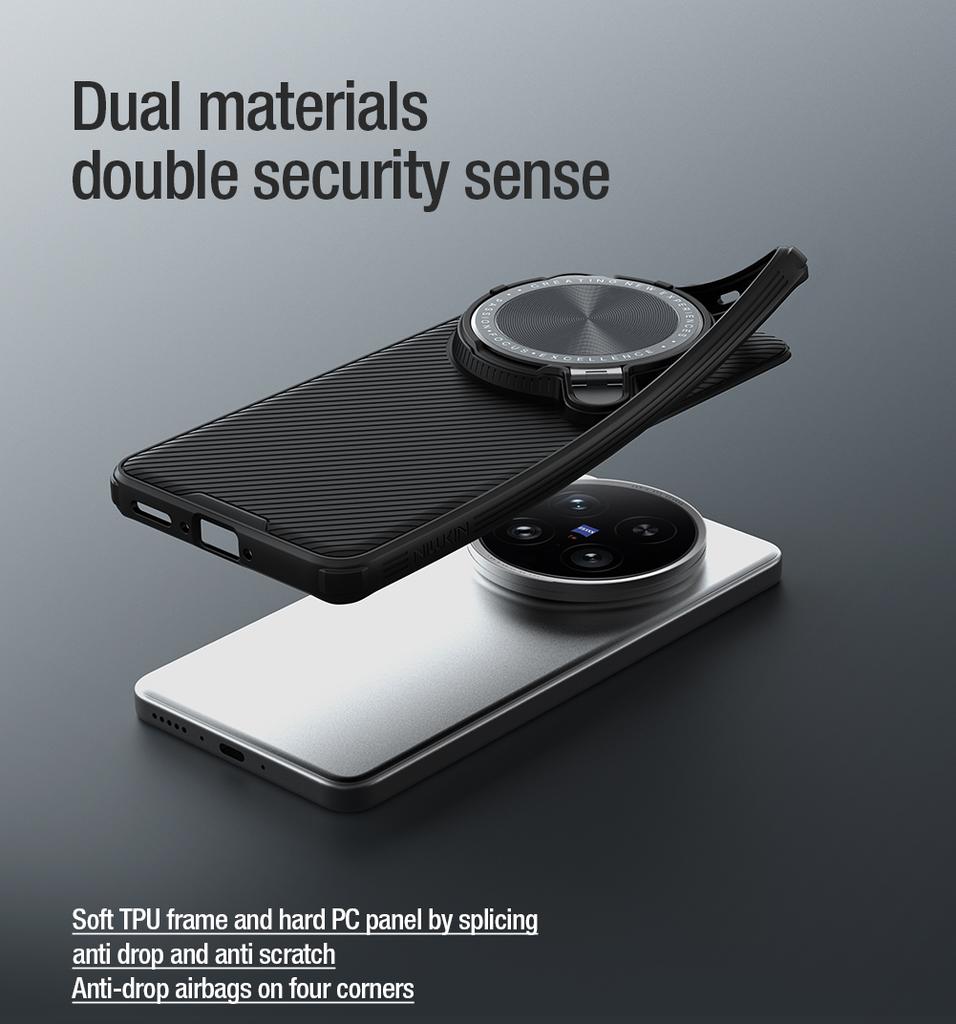 NILLKIN Pro pouzdro na telefon Vivo X200 Ultra CamShield Prop Ochrana fotoaparátu Zadní kryt