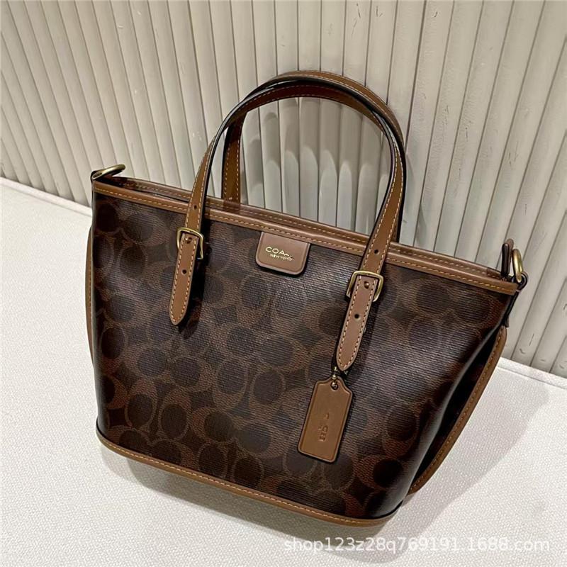 

Koujia 2025 Ole s New Taxi Tote 21 Bag Vintage Hand-held Fashionable Vegetable Basket 21x16.5x11.5