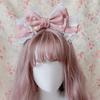 Ruffled Bowtie Hairhoop Lace Hairband/Hair Clip Animation Party Costume Party Props Headdress Women Accessories Headband